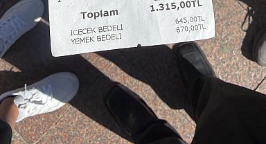 2 adet 0,33 santilitrelik su için 170 TL hesap alan işletme hakkında işlem başlatıldı