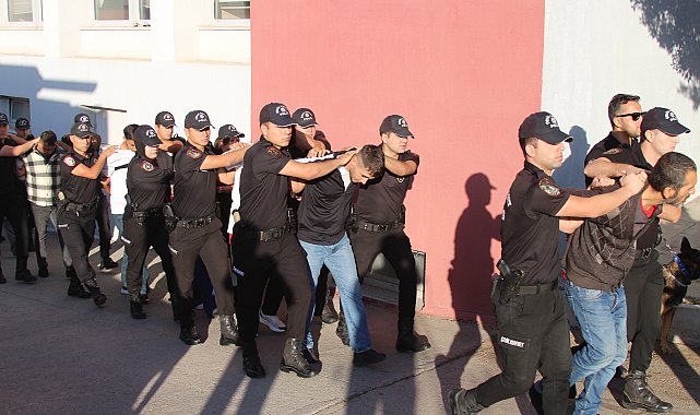 'Bayğaralar' suç örgütüne yönelik operasyonda 96 tutuklama