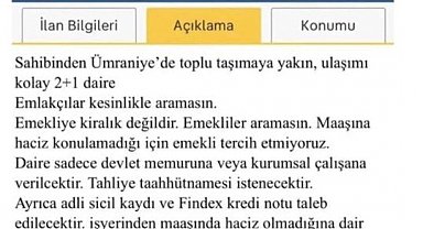 'Emekliye kiralık değildir' ilanına ceza uygulandı