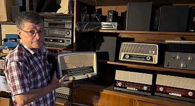 55 yıldır antika radyo tamiri yapıyor: Radyolara yeniden ses vermek çok mutlu ediyor