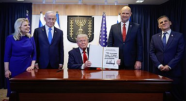 ABD Başkanı Trump, İsrail Meclisi'nde