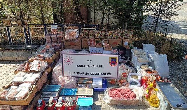 Ankara'da 1 ton 200 kilo bozuk et ve tavuk ele geçirildi