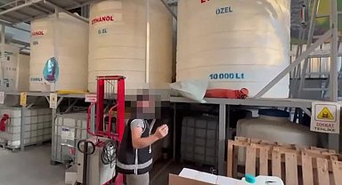 Antalya'da 14 bin 884 litre sahte alkol ele geçirildi Video eklendi