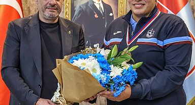 Avrupa Şampiyonu Havvanur Kethüda'dan Trabzonspor'a ziyaret