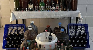 Aydın'da kaçak içki operasyonu: 3 gözaltı