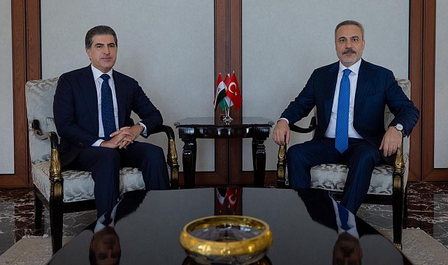 Bakan Fidan, IKBY Başkanı Barzani ile görüştü