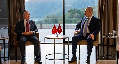 Bakan Fidan, Kırgız mevkidaşı Kulubayev ile görüştü