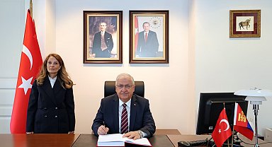 Bakan Güler, Ulanbator Büyükelçiliği'ni ziyaret etti