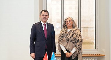 Bakan Kurum, BM Habitat İcra Direktörü Rossbach ile görüştü