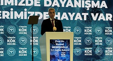Bakan Memişoğlu: Bugüne kadar 7 bin 500'den fazla hastamıza kök hücre sağlanmıştır