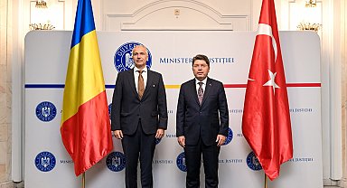 Bakan Tunç, Romanya Adalet Bakanı Marinescu ile bir araya geldi