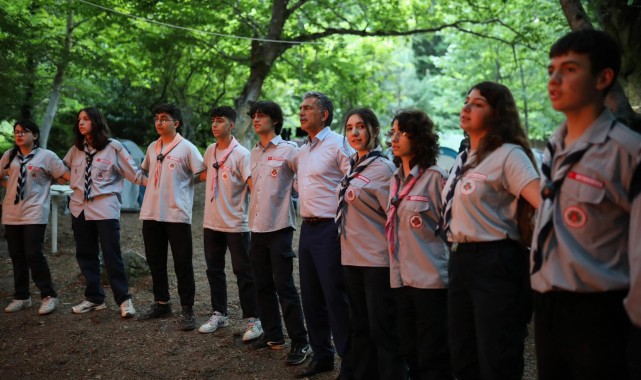 Başkan Deviren, İzci Kampında Gençlerle Buluştu