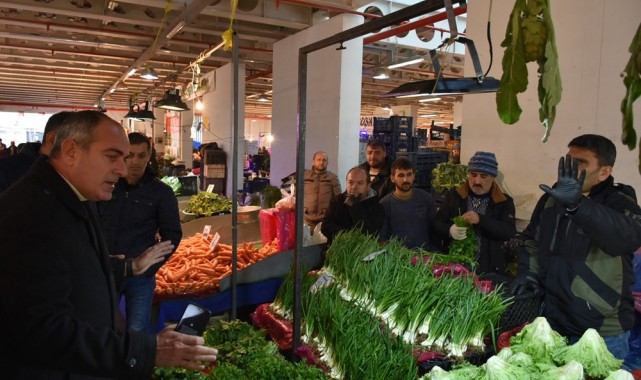 Başkan Sertaslan’dan kapalı pazar denetimi