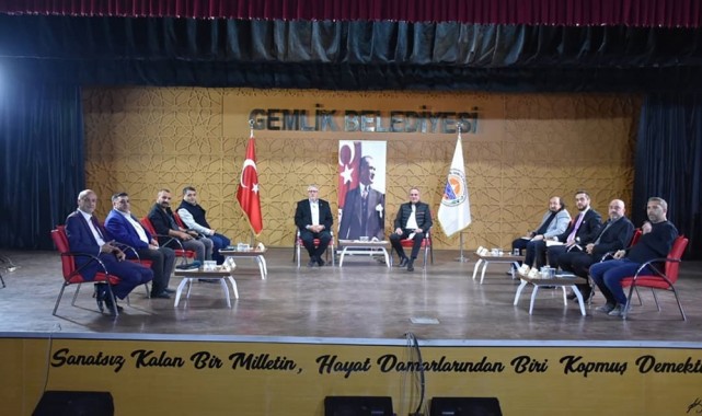 Başkan Sertaslan Gemlikli gazeteciler ile buluştu