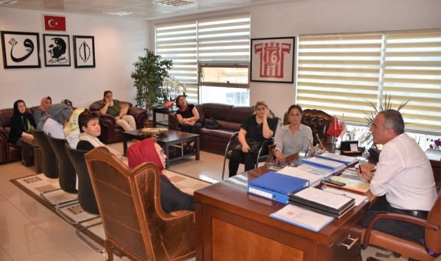 Başkan Sertaslan kadın girişimcileri ağırladı