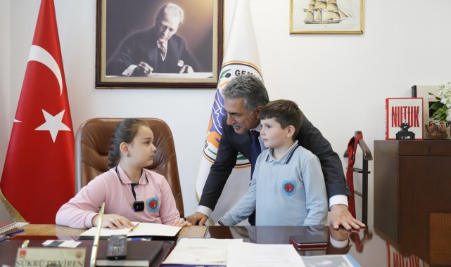 Başkan Şükrü Deviren’den minik başkanlara Lunapark müjdesi