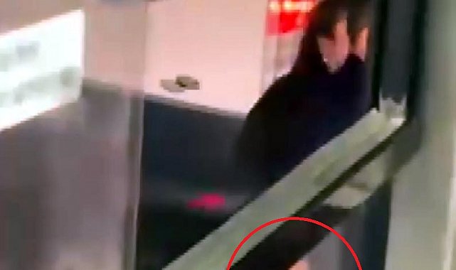 Belediye otobüsü şoförüne sopalı saldırı kamerada