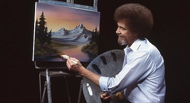 Bob Ross'un tabloları kamu televizyonlarına destek için satışa çıkıyor