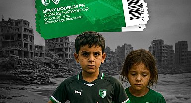 Bodrum FK'dan Gazze'ye anlamlı destek