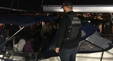 Bodrum'da 106 kaçak göçmen ile 1 kaçakçı yakalandı