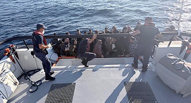 Bodrum'da 35 kaçak göçmen yakalandı