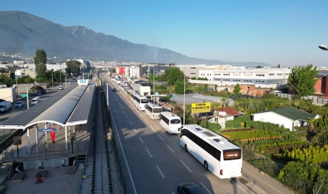 BURULAŞ eylemine karşı Kestel Belediyesi'nden ücre...
