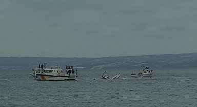 Çanakkale'de 3 kişinin öldüğü tekne, battığı yerden çıkarıldı