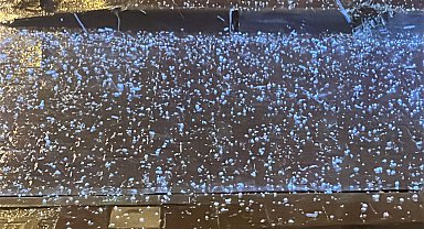 Çanakkale'de dolu etkili oldu