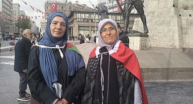 Çanakkale'den Ankara'ya Gazze için yürüdüler