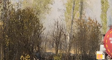 Çankırı'da bahçelik alanda çıkan yangın söndürüldü