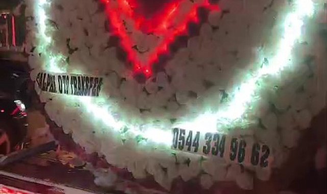 Çekiciyle doğum günü sürprizine 11 bin lira ceza; Araç 15 gün trafikten men edildi