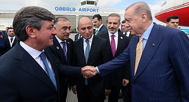 Cumhurbaşkanı Erdoğan, Azerbaycan'da