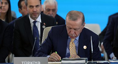 Cumhurbaşkanı Erdoğan, Gebele Zirve Bildirisi'ni imzaladı