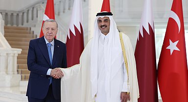 Cumhurbaşkanı Erdoğan, Katar Emiri Al Sani ile görüştü