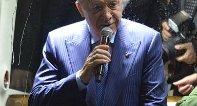 Cumhurbaşkanı Erdoğan, memleketi Rize'de