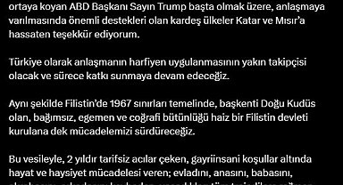 Cumhurbaşkanı Erdoğan: Sürece katkı sunmaya devam edeceğiz