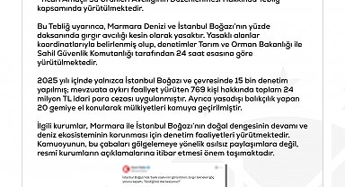 DMM'den 'Gırgır balıkçılığı' açıklaması