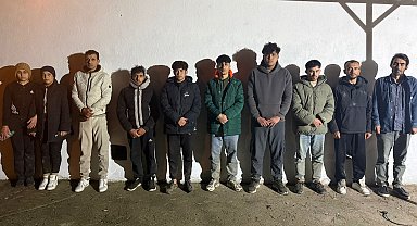 Edirne'de 17 kaçak göçmen yakalandı