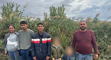 Edirne'de 6 kaçak göçmen yakalandı