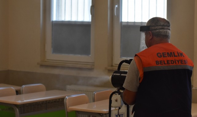 Eğitimden önce dezenfeksiyon