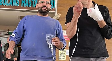 Elini makineye kaptıran atölye sahibinin 2 parmağı koptu