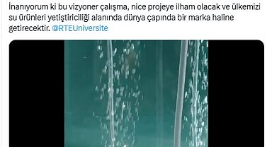 Emine Erdoğan'dan, mersin balığını koruma projesine ilişkin paylaşım