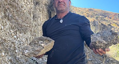 Erzurum'da 200 milyon yıllık deniz fosilleri bulundu