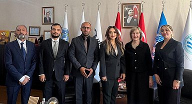 Estonya Büyükelçisi Treier, ULUSKON Başkanı Atasoy'u ziyaret etti