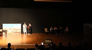 Gaziantep'te Gazze için 'sessiz' tiyatro etkinliği