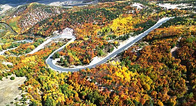 Geminbeli Geçidi'nde sonbahar renkleri