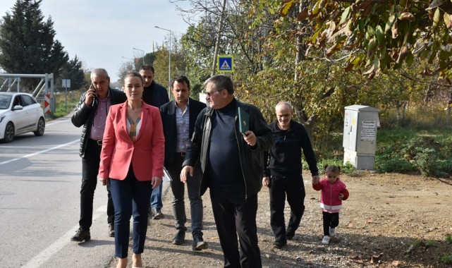 Gemlik Belediyesi sorunları yerinde tespit ediyor