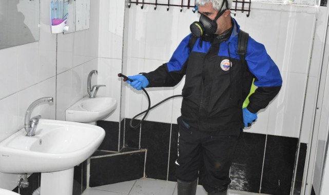 Gemlik Belediyesinden virüs önlemi