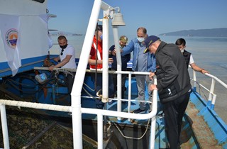 Gemlik Körfezi’nde müsilaj temizliği