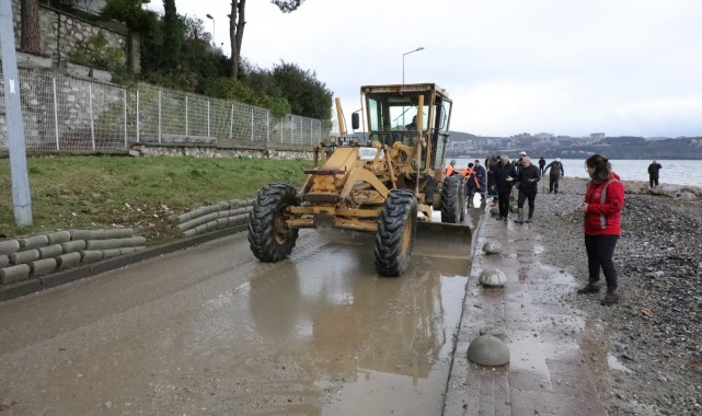 Gemlik’te fırtına seferberliği